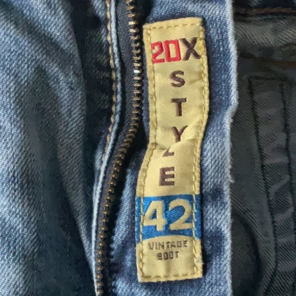 Wrangler 20X style 42 vintage boot cut distressed - Picture 13 of 15